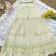 Mademoiselle Pearl Fragrant Grass Blouses Apron Overdress JSKs and Ops(Reservation/Full Payment Without Shipping)